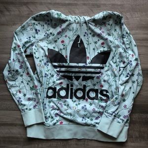 Floral Adidas Hoodie